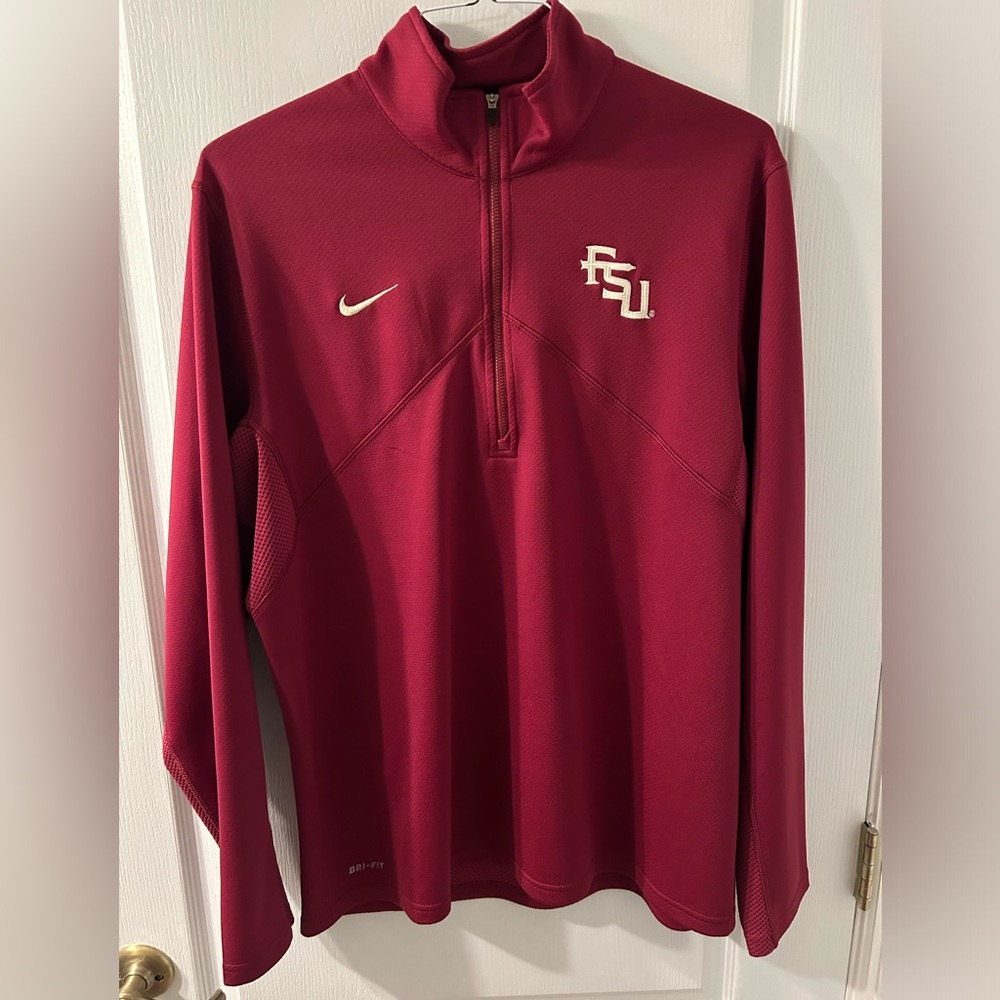 Men’s Large Nike Florida State University (FSU) Quarter Zip
